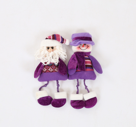 Мягкая игрушка Снеговик и Дед Мороз20см.(24 шт.в уп.)