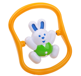 Погремушка Зайка-ушастик