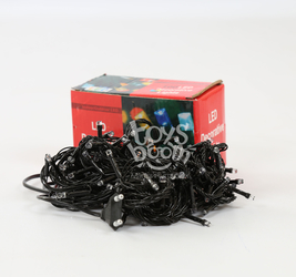 Гирлянда LED 100 ламп, длина 9 м, разноцветная