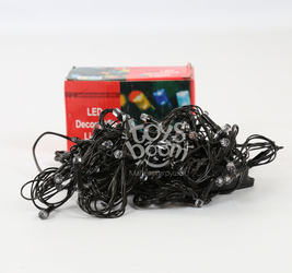 Гирлянда LED 100 фигурных ламп, длина 9 м, разноцветная