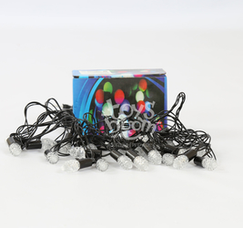 Гирлянда LED 28 ламп в виде шишек, разноцветная