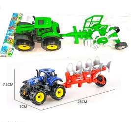 Трактор с плугом. 