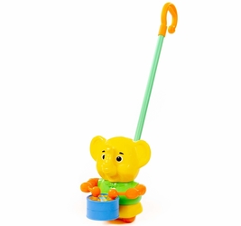 Каталка Слонёнок с ручкой