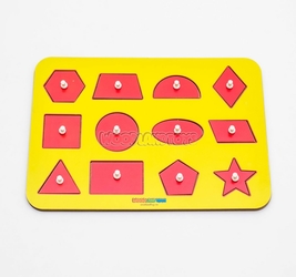 Монтессори, Геометрические формы цвет