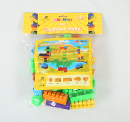 Конструктор-игрушка детский 60 деталей