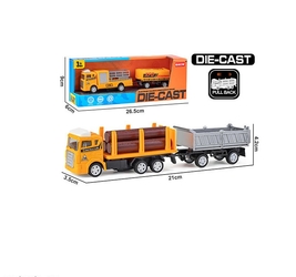 Автовоз с прицепом, металл. 