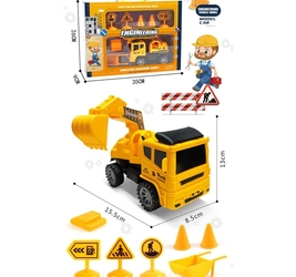 Грузовик и дорожные знаки