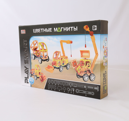 Конструктор цветные магниты