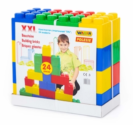 Конструктор строительный XXL, 24 эл