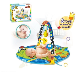 Игровой коврик с аркой + 3 игрушки.