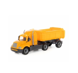 Майк, автомобиль-самосвал с полуприцепом