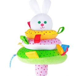 Игрушка ШуМякиши - Пирамидка Зайка