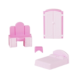 Набор мебели для кукол Спальня  (4 пред.) 