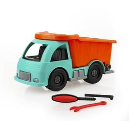 Конструктор Грузовичок Лео  (23 дет.) 23,6 см (в сетке)