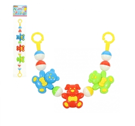 Погремушка-подвеска Забавные зверята