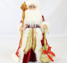 Дед Мороз, поет песню. 