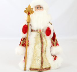 Дед Мороз, поет песню. 