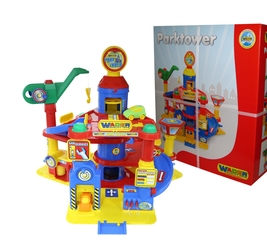 Паркинг 4-уровневый с автомобилями