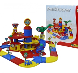 Парковка с автомобилями