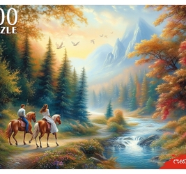 ПАЗЛЫ 500 элементов. ЛОШАДЬ В ГОРАХ