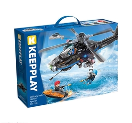 Конструктор Вертолет 748 деталей.