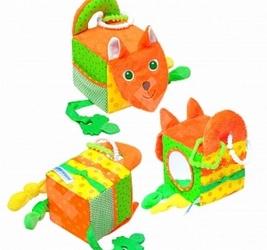 МЯКИШИ Игрушка Кубик Лиса
