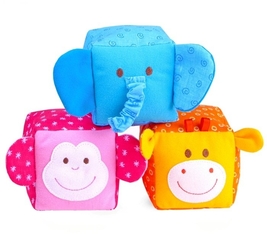 Игрушка кубики ЗооМякиши(животные 3)