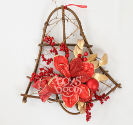 Новогоднее украшение на стену. 