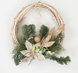 Новогоднее украшение на стену. 