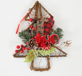 Новогоднее украшение на стену. 