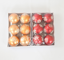 Шар новогодний 6 шт. в упак.