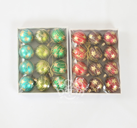 Шар новогодний 12 шт. в упак.