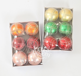 Шар новогодний 6 шт. в упак. 