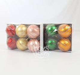 Шар новогодний 6 шт. в упак.