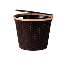 Корзина для белья Плетенка 20л круглая