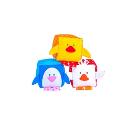 Игрушка кубики ЗооМякиши(Птицы3)