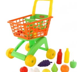 Тележка для маркета + продукты