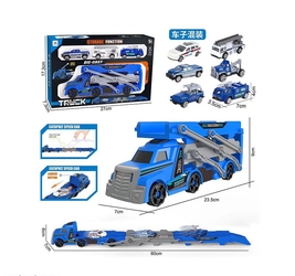 Набор Автовоз+6 машин, трансформируется в трек.