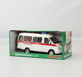 PS Машинка Автопарк скорая в коробке. 