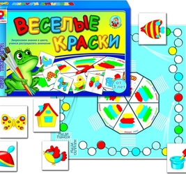 Настольная игра Весёлые краски 