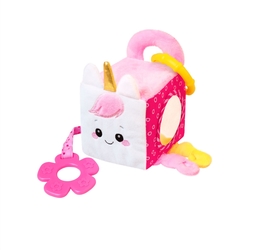 Игрушка Мякиши развивающий кубик (Единорог Лайк)