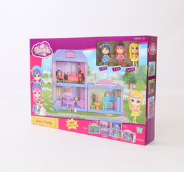 Кукольный домик с куклами