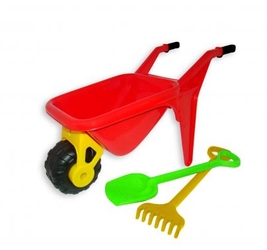 Тачка Садовод + лопата большая, грабли большие