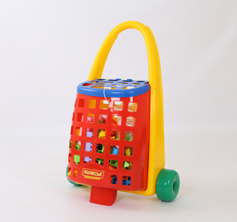 Забавная тележка- конструктор Строитель (101 элем.)