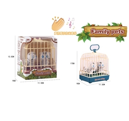 Котята в клетке