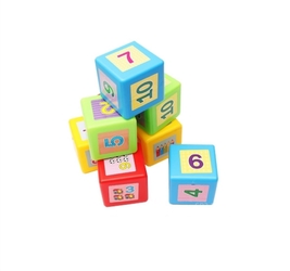 Кубики выдувные Математика