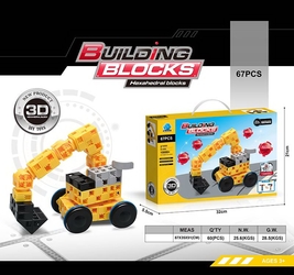 Конструктор из блоков, 67дет.