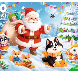 MAXI-ПАЗЛЫ. 30 элементов СНЕЖНАЯ ГОРКА