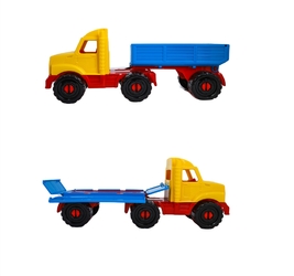 Тягач БИЗОН бортовой с прицепом 