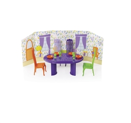 Столовая комната с интерьером